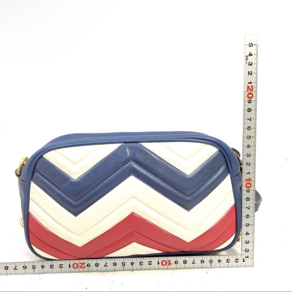 Gucci Calfskin Matelasse GG Marmont Chain Shoulder - Picture 2 of 8